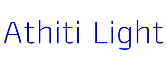 Athiti Light font